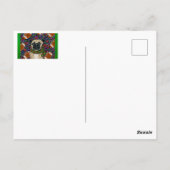 Pug Briefkaart (Achterkant)