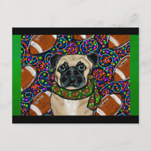 Pug Briefkaart