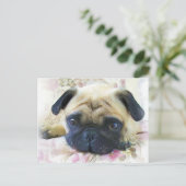 Pug Briefkaart (Staand voorkant)