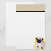 Pug briefpapier (Voorkant / Achterkant)