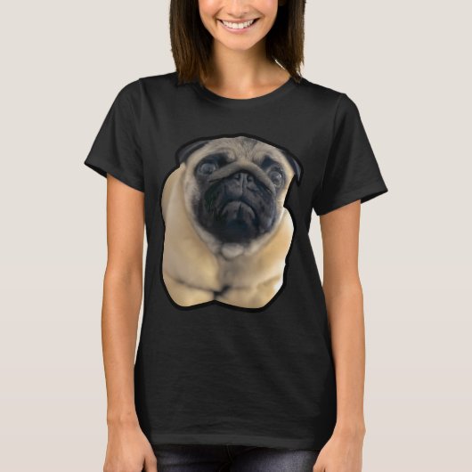Pug brood t-shirt (Voorkant)