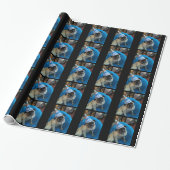 Pug Buddy Love Gift Wrapping Paper Cadeaupapier (Uitgerold)