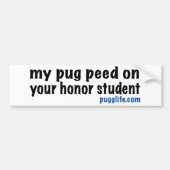 Pug-bumper sticker (Voorkant)