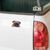 Pug Bumpersticker (Op Truck)