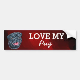 Pug Bumpersticker
