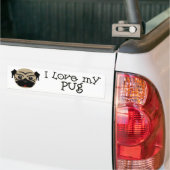 pug-bumpersticker bumpersticker (Op Truck)
