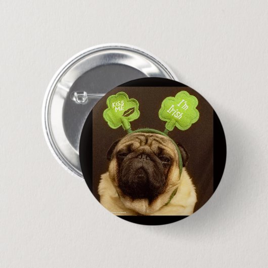 Pug Button #3 (Voorkant /achterkant)