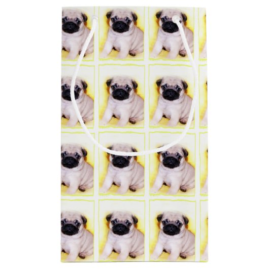 Pug-cadeau voor honden klein cadeauzakje (Achterkant)