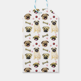 Pug-cadeaublaadjes Cadeaulabel
