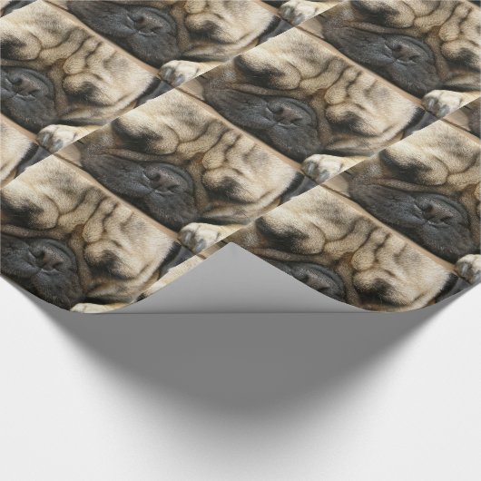 Pug Cadeaupapier (Hoek)