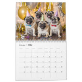 Pug Calendar Kalender (Jan 2026)