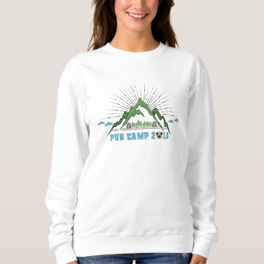 Pug Camp 2018 Sweatshirt (Voorkant)