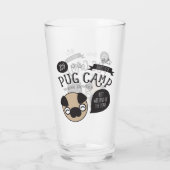 Pug Camp 2019 Pint Glass Glas (Achterkant)