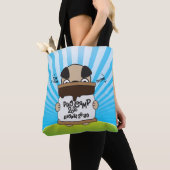 Pug Camp 2020 S'more Design Tote Bag (Dichtbij)