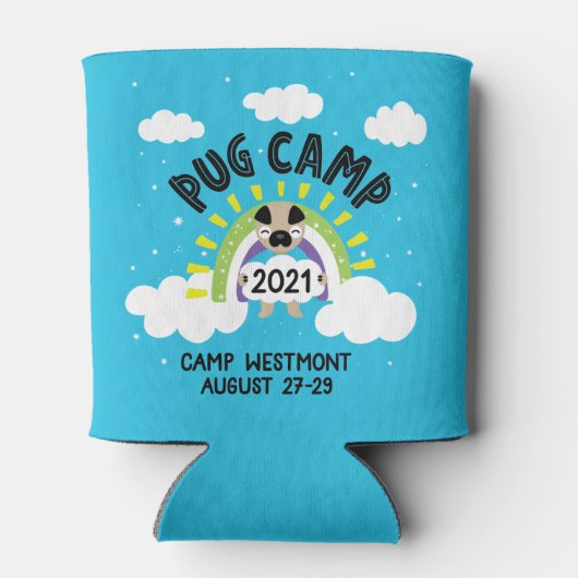 Pug Camp 2021 Blikjeskoeler (Achterkant)