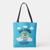 Pug Camp 2021 Tote Bag (Achterkant)