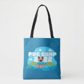 Pug Camp 2022 Canvas tas (Voorkant)