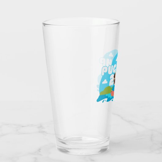 Pug Camp 2022 Pint Glass Glas (Rechts)