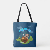 Pug Camp 2023 Tote Bag (Achterkant)