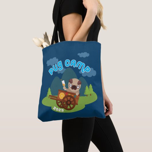 Pug Camp 2023 Tote Bag (Dichtbij)