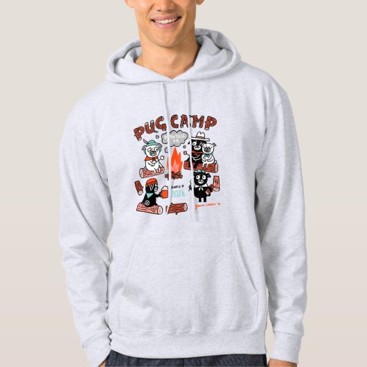 Pug Camp 2024 Hoodie (Voorkant)