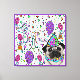 PUG CANVAS AFDRUK