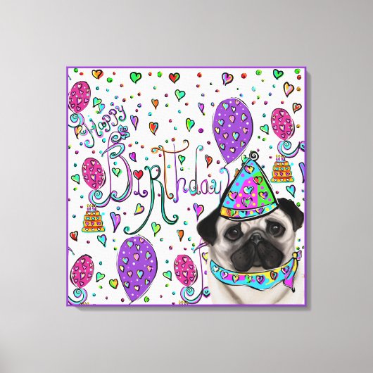 PUG CANVAS AFDRUK (Voorkant)