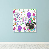 PUG CANVAS AFDRUK (Insitu (Houten vloer))