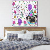 PUG CANVAS AFDRUK (Insitu (Slaapkamer))