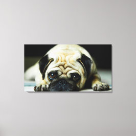 Pug Canvas Afdruk