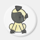 Pug cartoon magneet (Voorkant)