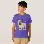 Pug Cartoon T-shirt (Voorkant volledig)
