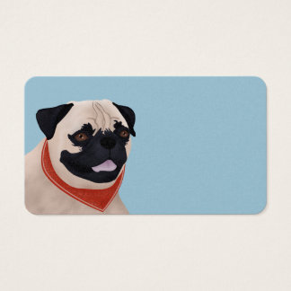 Pug Cartoon Visitekaartjes