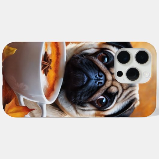 Pug Case-Mate iPhone Case (Achterkant (horizontaal))
