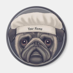 Pug Chef Magneet