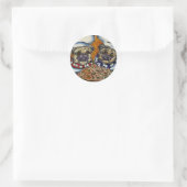 Pug Chef Ronde Sticker (Tas)