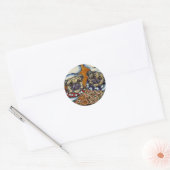 Pug Chef Ronde Sticker (Envelop)