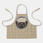 Pug Chef Schort (Voorkant)
