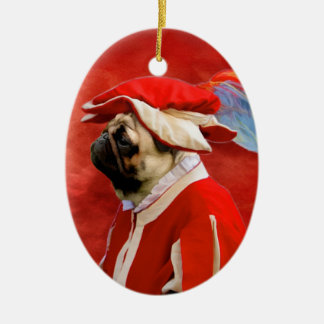 Pug Civil War Soldaat Ornament