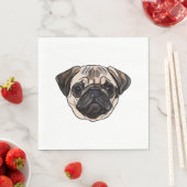 Pug Classic T-Shirt Servet (Insitu)