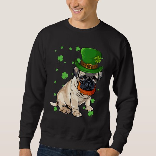 Pug Cleve St Patrick Trui (Voorkant)
