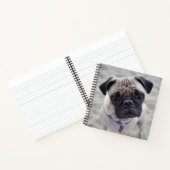 Pug Closeup Notitieboek (Binnen)