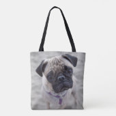 Pug Closeup Tote Bag (Achterkant)