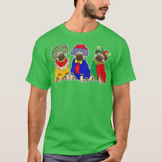 Pug Clown, Funny Dog Lover For Men Women Kids T-shirt