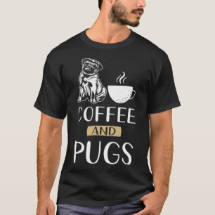 Pug Coffee kat T-shirt