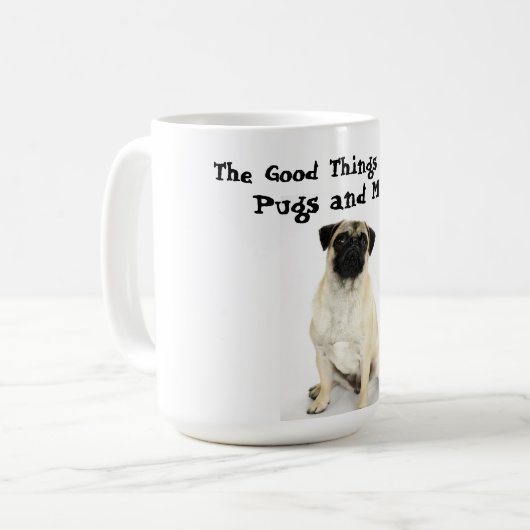 Pug Coffee-Mok Koffiemok (Voorkant links)