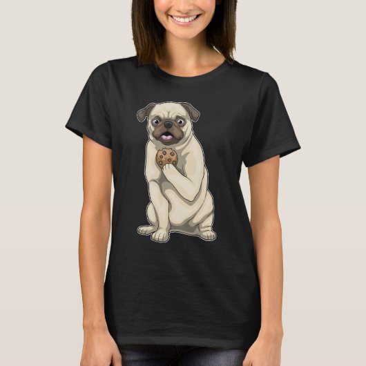 Pug Cookie T-shirt (Voorkant)