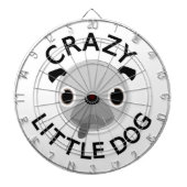 Pug Crazy Little Dog Dartbord (Voorkant)