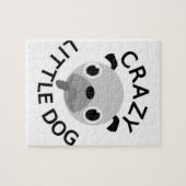 Pug Crazy Little Dog Legpuzzel (Horizontaal)