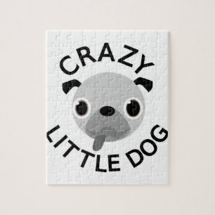 Pug Crazy Little Dog Legpuzzel